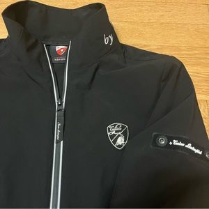 Tonino Lamborghini Windbreaker Softshell Full Zip Jacket Coat 90